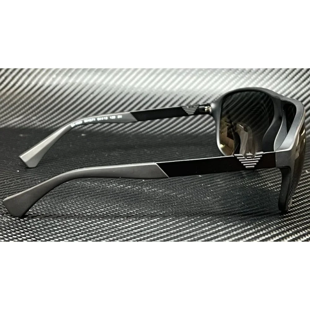 Emporio Armani Matte Black 64mm Sunglasses